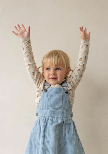 Miann & Co - Frill Shoulder Long Sleeve Top - Baby & Kids - Garden Party