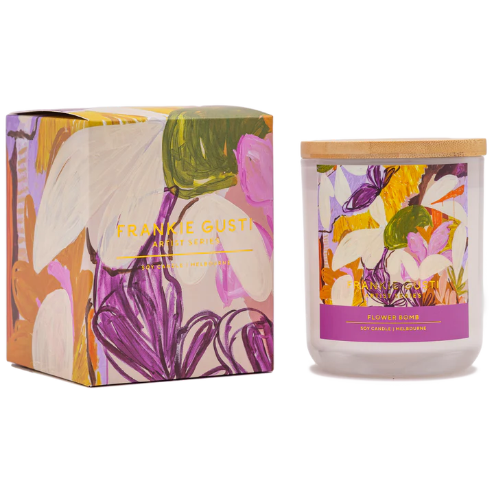 Frankie Gusti - ARTIST SERIES CANDLE | FLOWER BOMB | KATE MAYES