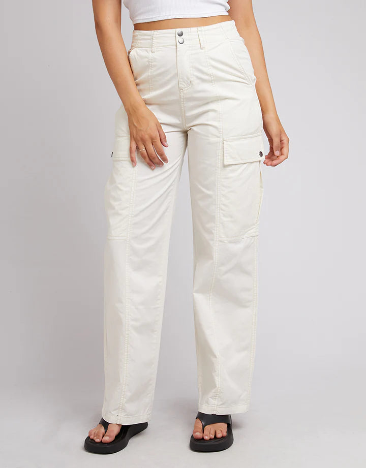 All About Eve - Jessie Cargo Pant - Vintage White