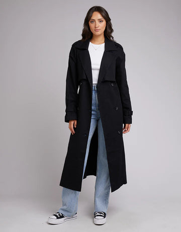 All About Eve - Emerson Trench Coat - Black