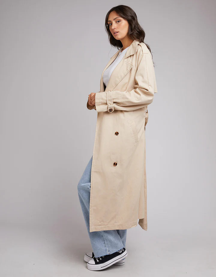 All About Eve - Emerson Trench Coat - Tan – Clover and Co