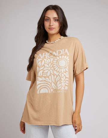 All About Eve - Arcadia Tee - Oat