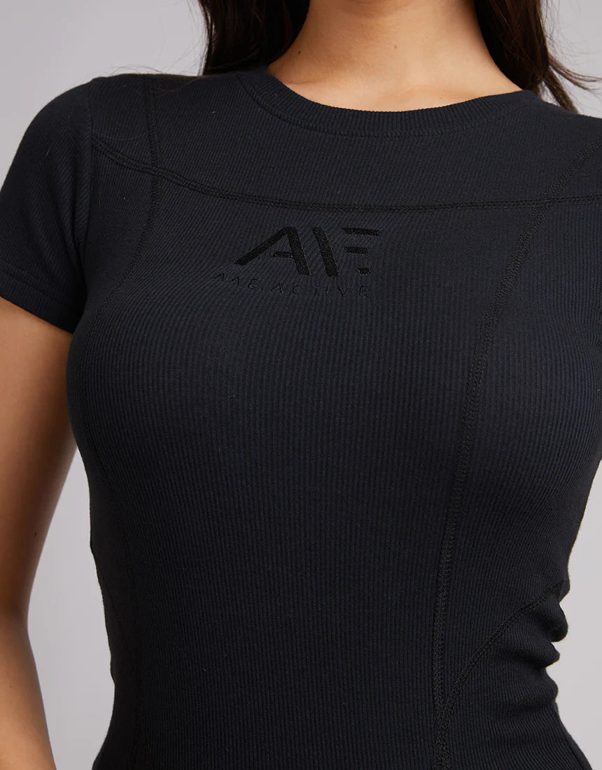All About Eve - ACTIVE TONAL BABY TEE - BLACK