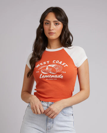 All About Eve - WEST COAST TEE - RUST