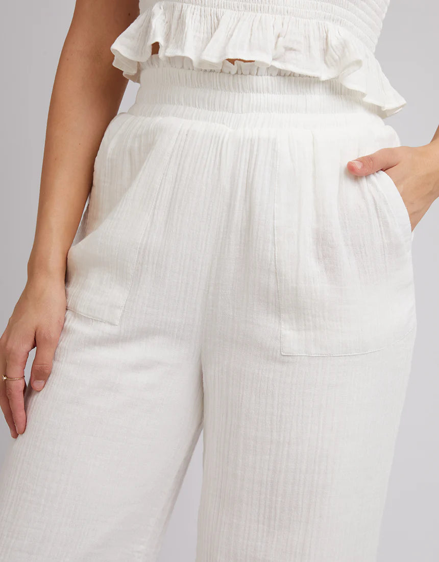 All About Eve - ROWIE PANT - VINTAGE WHITE