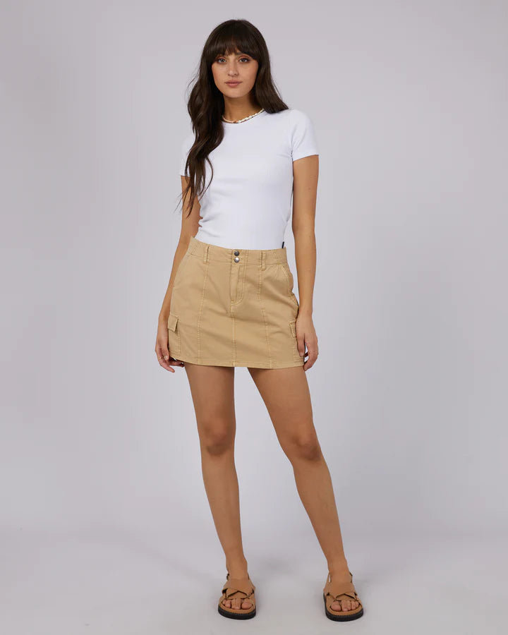 All About Eve - LUCA CARGO SKIRT - OAT