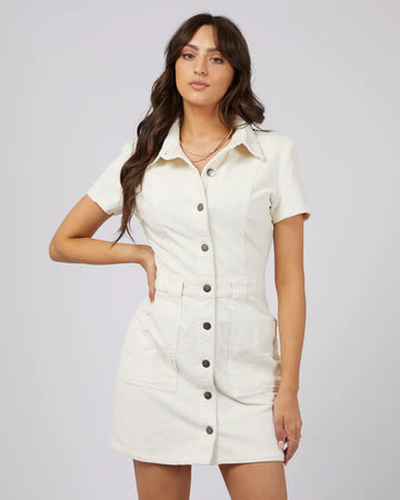 All About Eve - Nadia Cord Dress - Vintage White