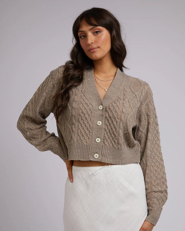 All About Eve - Zepher Knit Cardi - Oatmeal