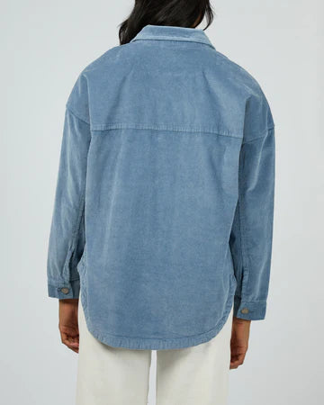 All About Eve - Emma Cord Shacket - Light Blue