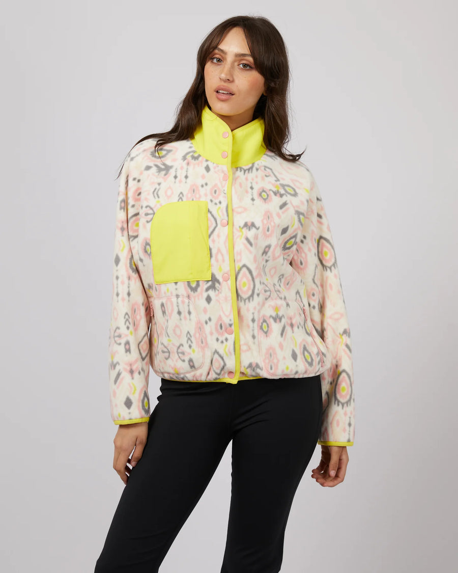 All About Eve - EXPLORE TEDDY JACKET PRINT