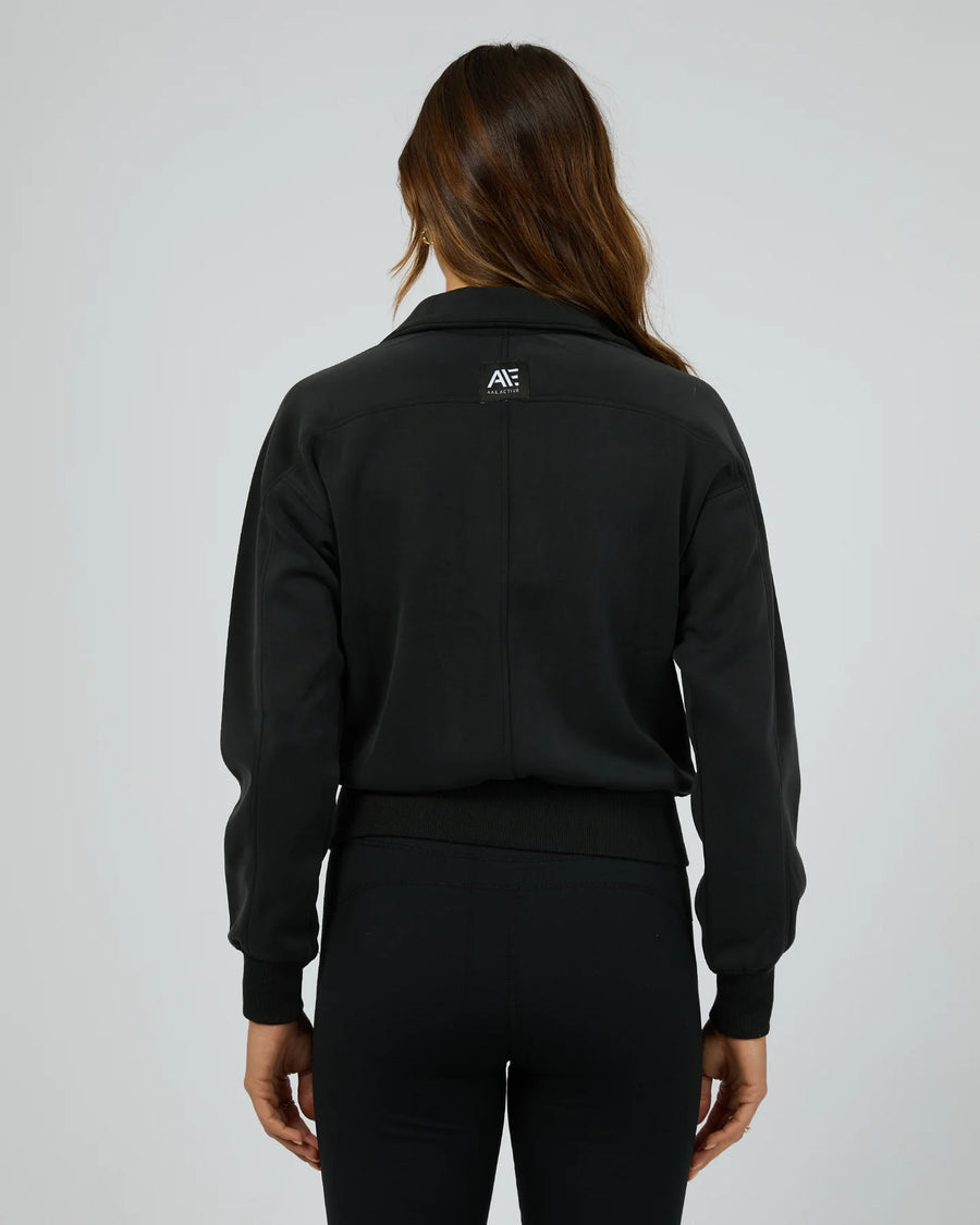 All About Eve - Luxe Active Zip Through - Black
