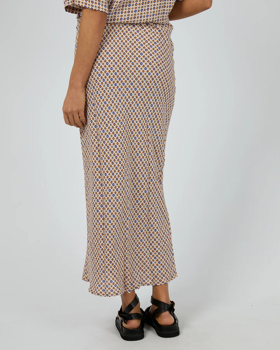 All About Eve - Harri Slip Skirt Print