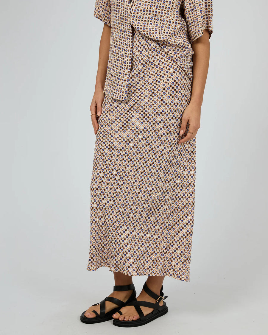 All About Eve - Harri Slip Skirt Print