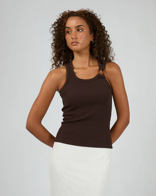 All About Eve - Sierra Tank - Brown