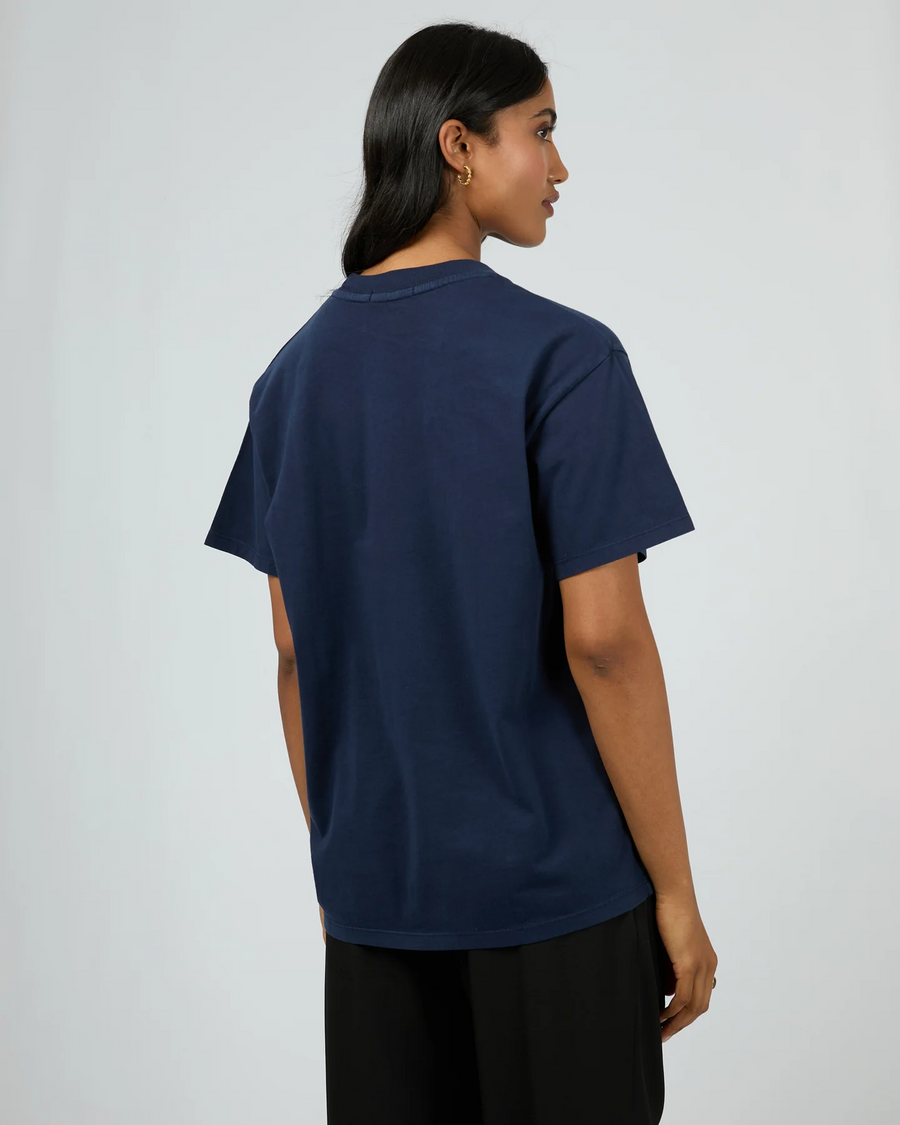 All About Eve - Manhattan Oversized Tee - Navy
