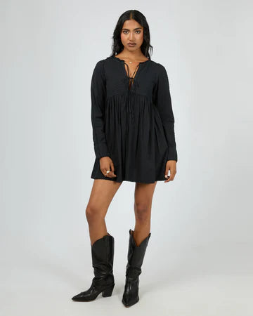 All About Eve - Sadie Mini Long Sleeve Dress - Black