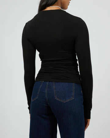 All About Eve - Kylie Long Sleeve Top - Black
