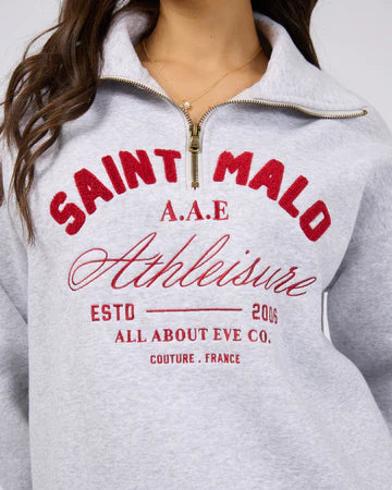 All About Eve - Saint Malo Quarter Zip - Snow