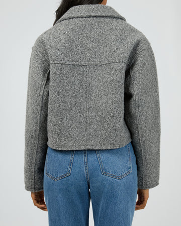 All About Eve - Bennet Crop Jacket - Grey Marle