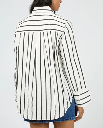 All About Eve - Marine Shirt - White