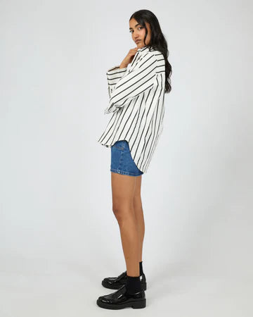 All About Eve - Marine Shirt - White