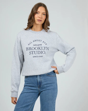 All About Eve - Brooklyn Regular Crew - Grey Marle