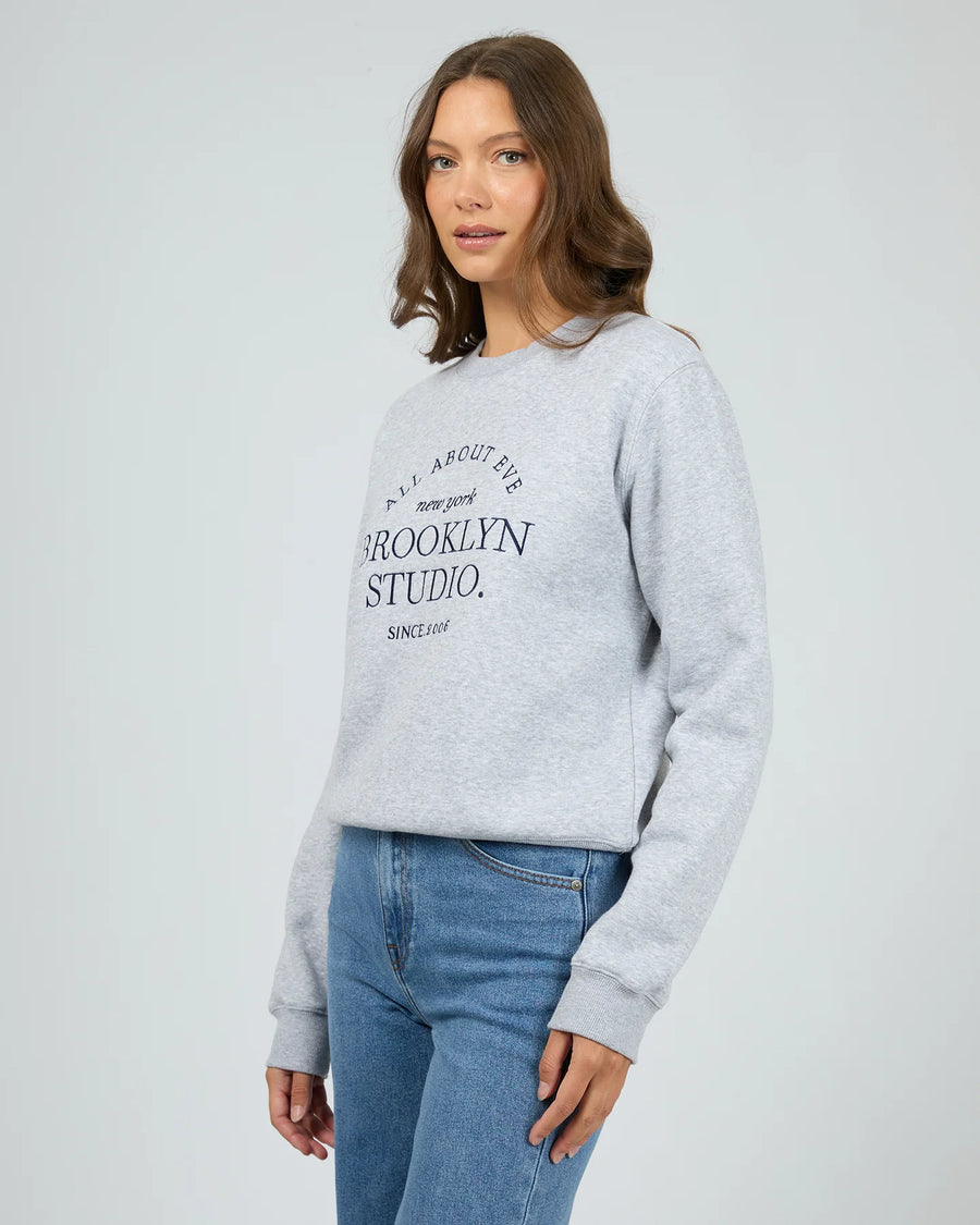 All About Eve - Brooklyn Regular Crew - Grey Marle
