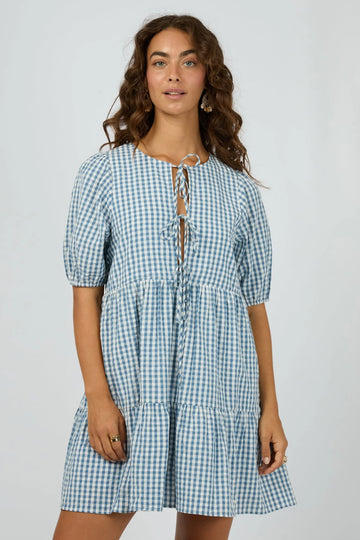 All About Eve - Micky Short Sleeve Mini Dress - Check