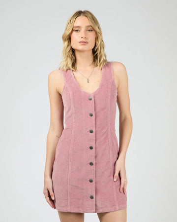 All About Eve - Bailey Cord Dress - Quartz Pink