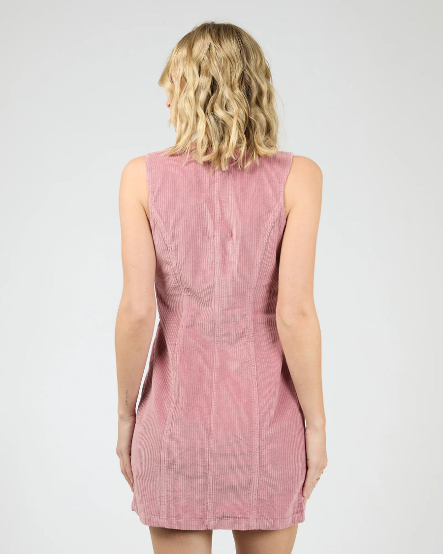 All About Eve - Bailey Cord Dress - Quartz Pink