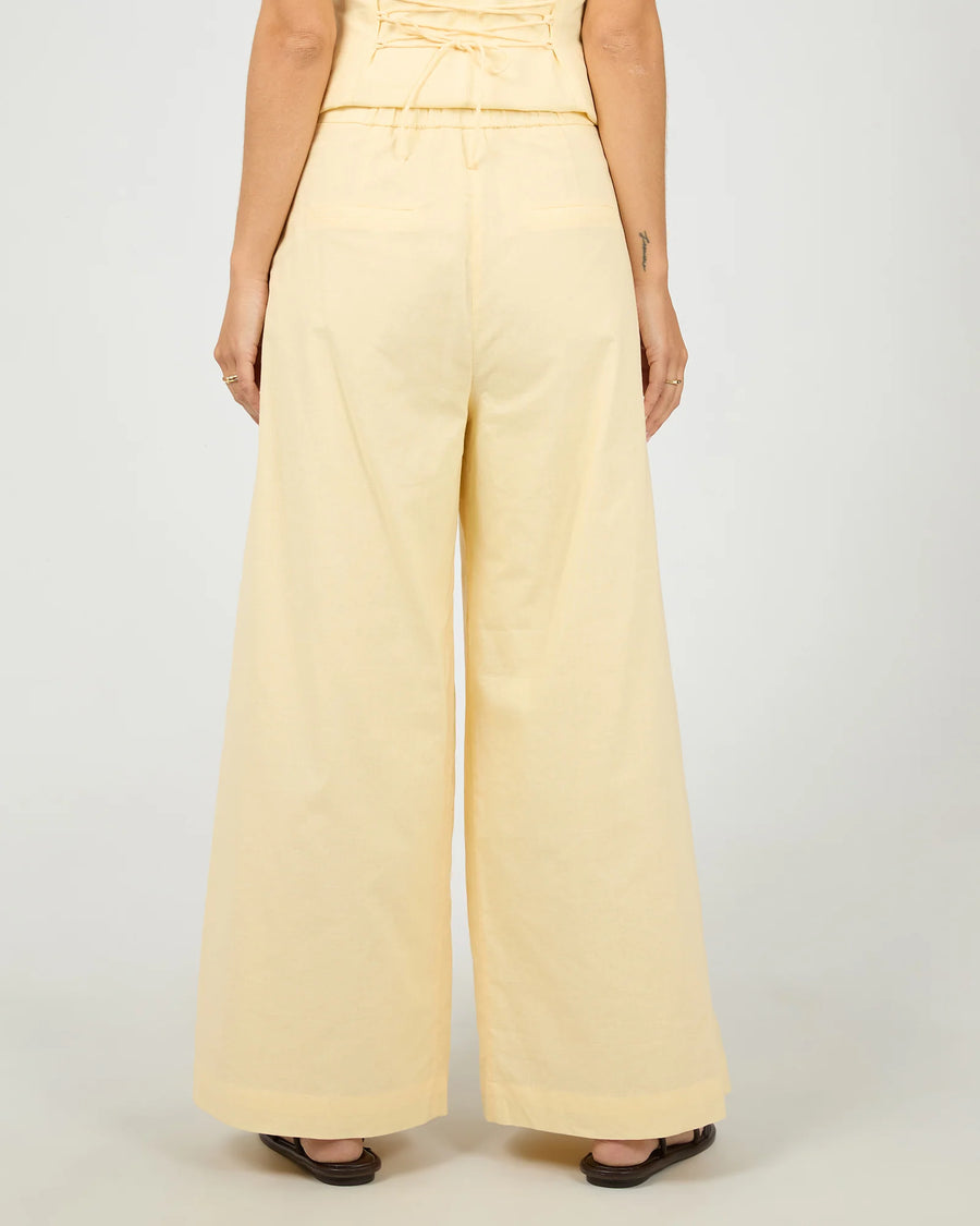 All About Eve - Alessa Linen Pant - Yellow