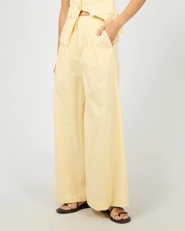 All About Eve - Alessa Linen Pant - Yellow