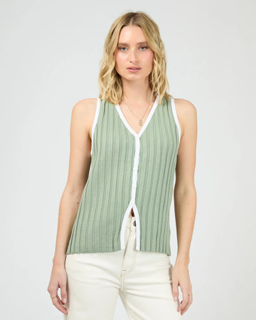 All About Eve - Sigrid Top - Sage