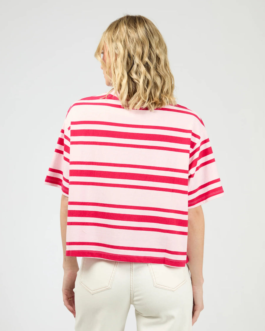 All About Eve - Ruby Crop Relaxed Tee - Red