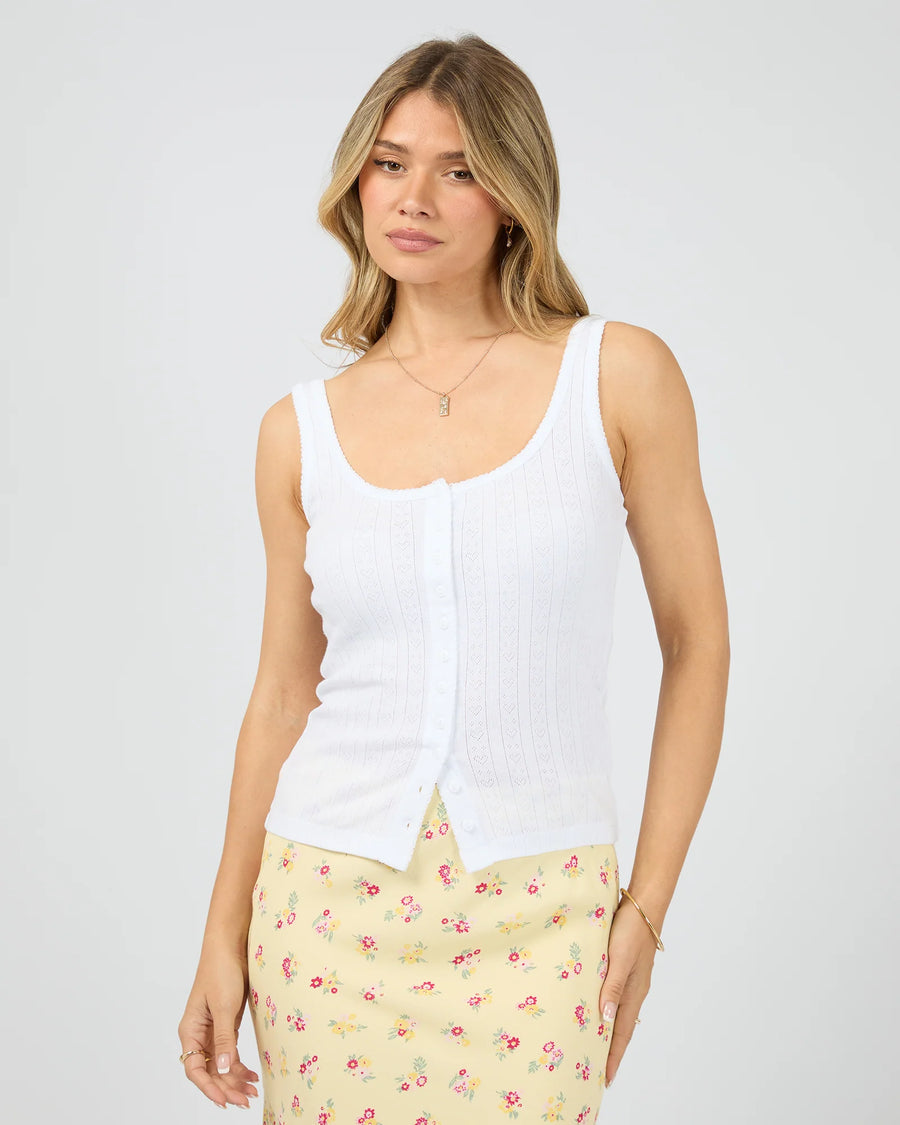 All About Eve - Tia Tank - White