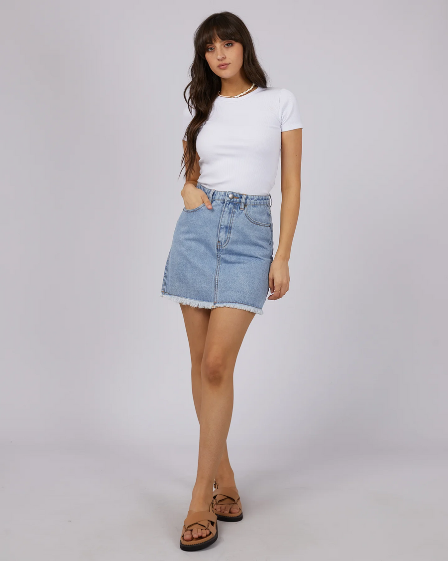 All About Eve - Ray Mini Skirt - Light Blue