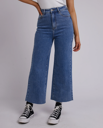 All About Eve - Charlie High Rise Jean - Wide Leg - Dark Blue