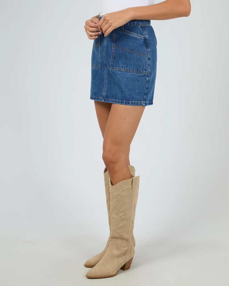 All About Eve - Becca Skirt - Heritage Blue