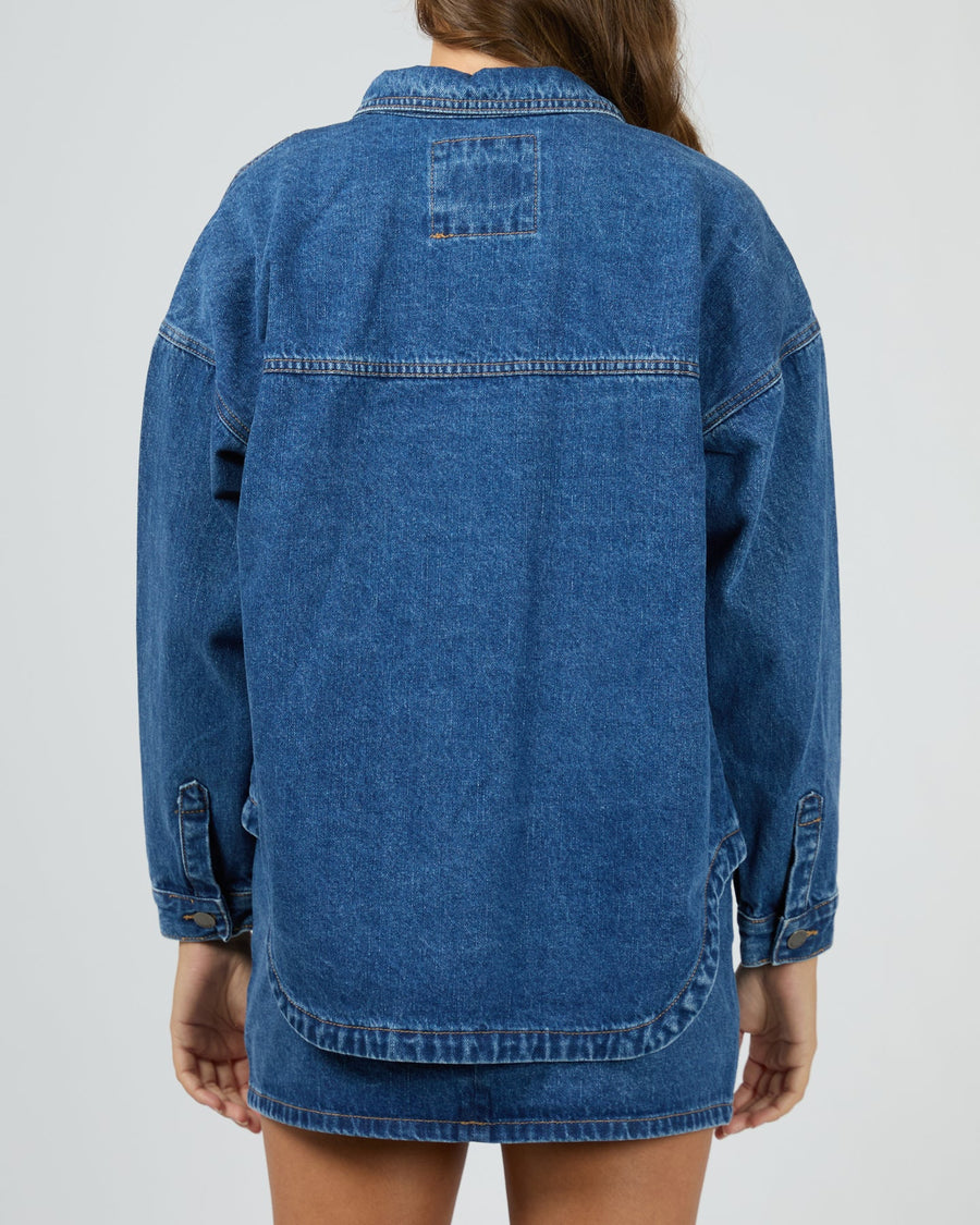 All About Eve - Dale Shacket - Heritage Blue