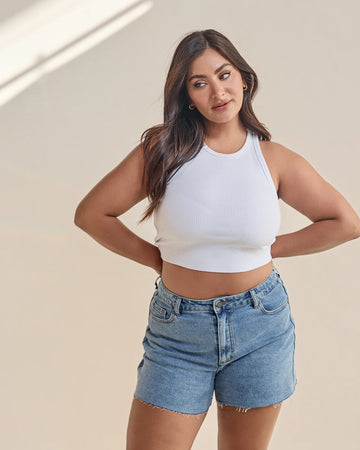 All About Eve - Ricky Denim Short - Light Blue
