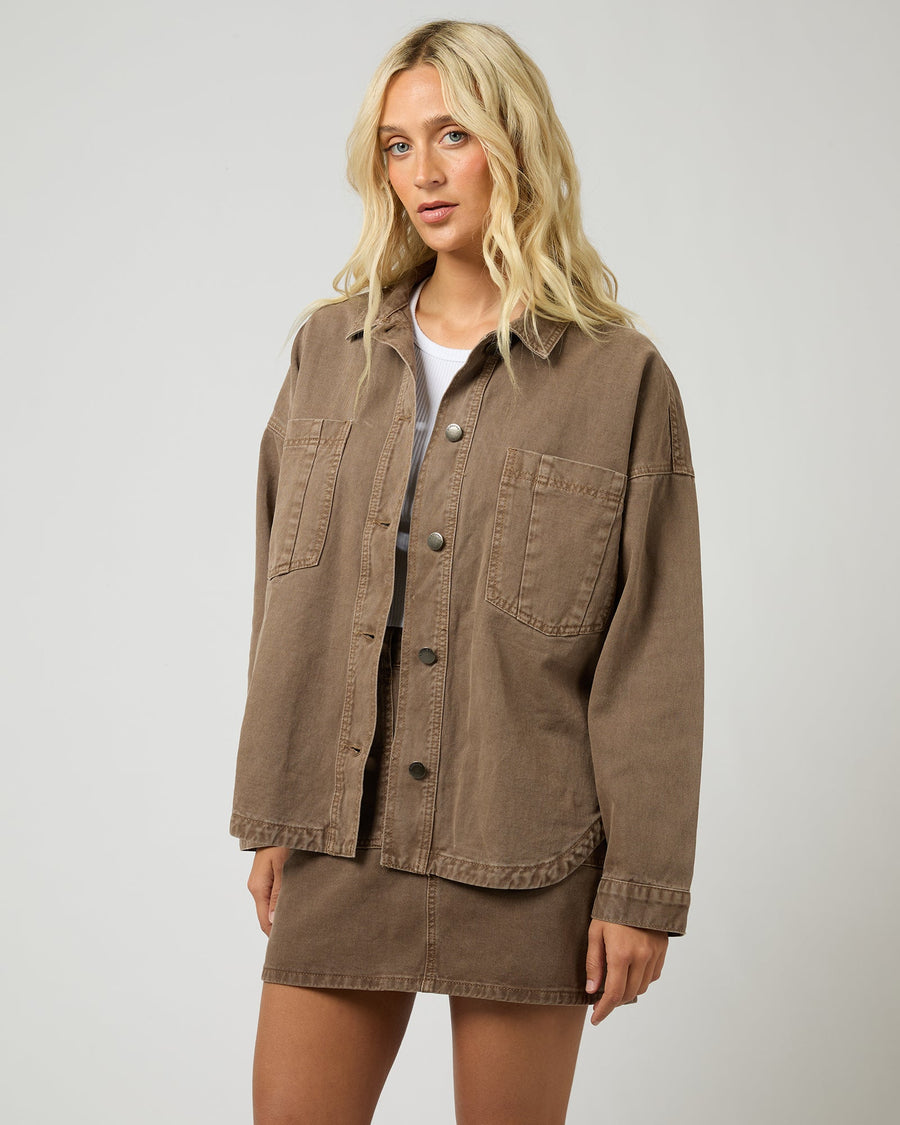 All About Eve - Dale Shacket - Cocoa