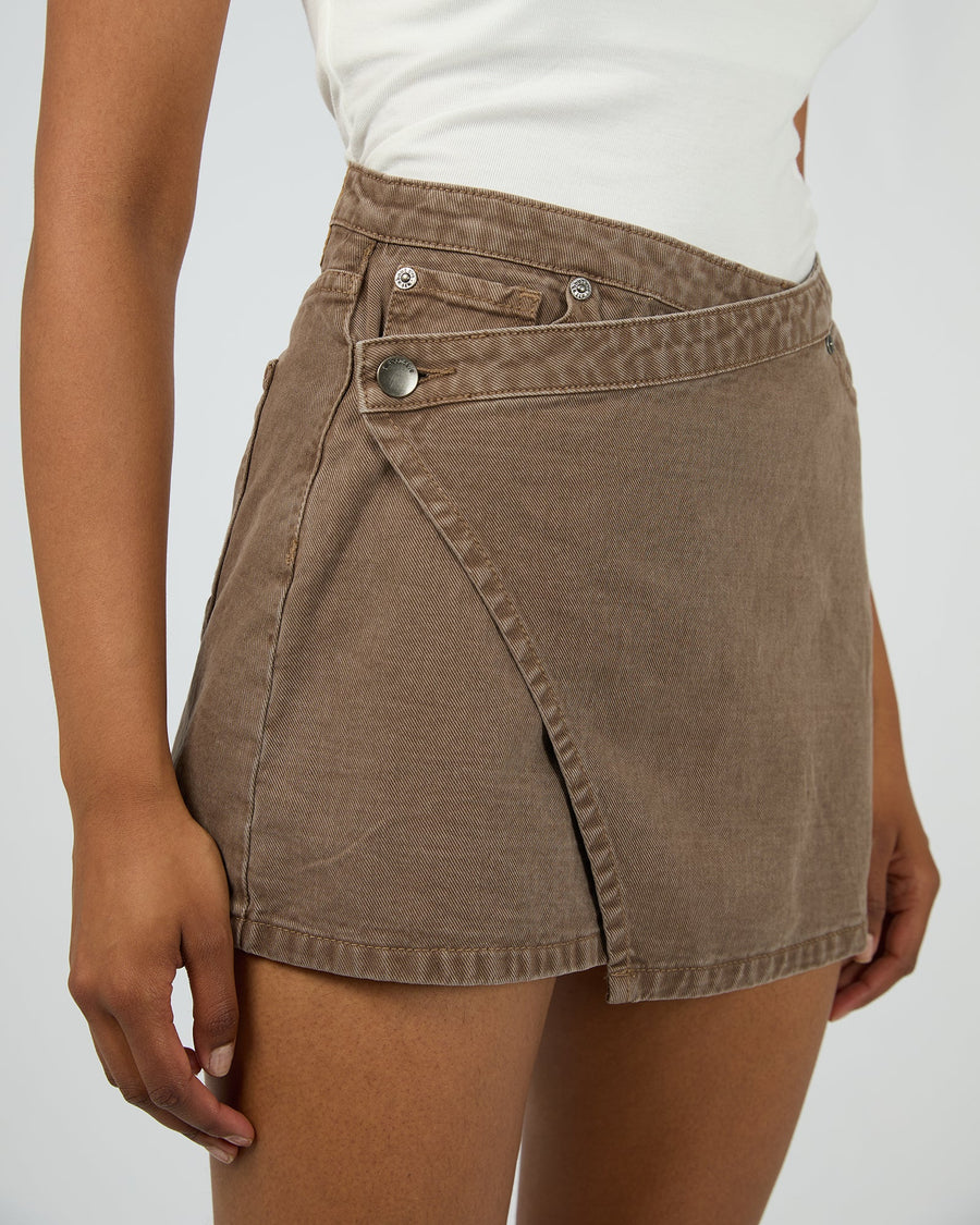 All About Eve - Lenni Mini Skort - Coco