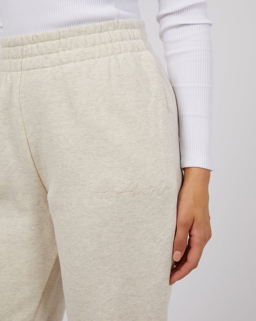 All About Eve - Classic Tackpant - Oatmeal