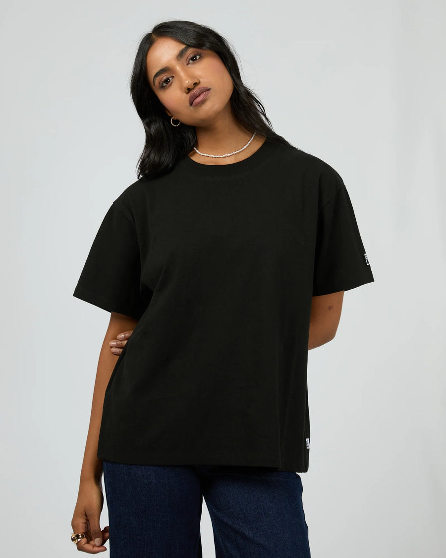 All About Eve - Eve Basic Monogram Tee Black