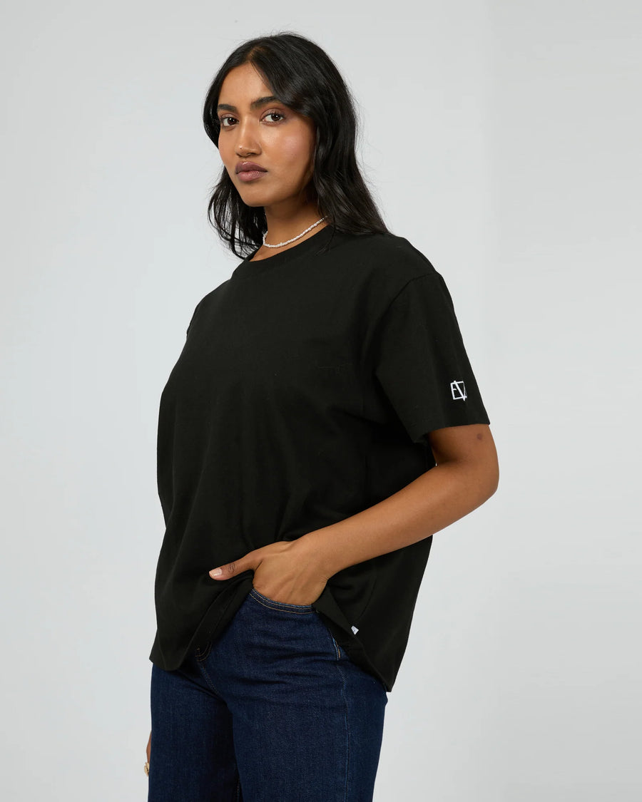 All About Eve - Eve Basic Monogram Tee Black