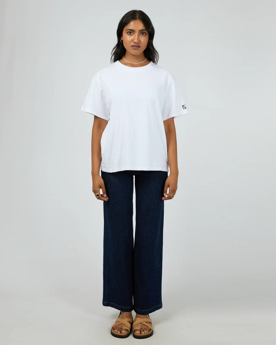 All About Eve - Eve Basic Monogram Tee - White