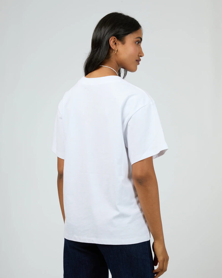 All About Eve - Eve Basic Monogram Tee - White