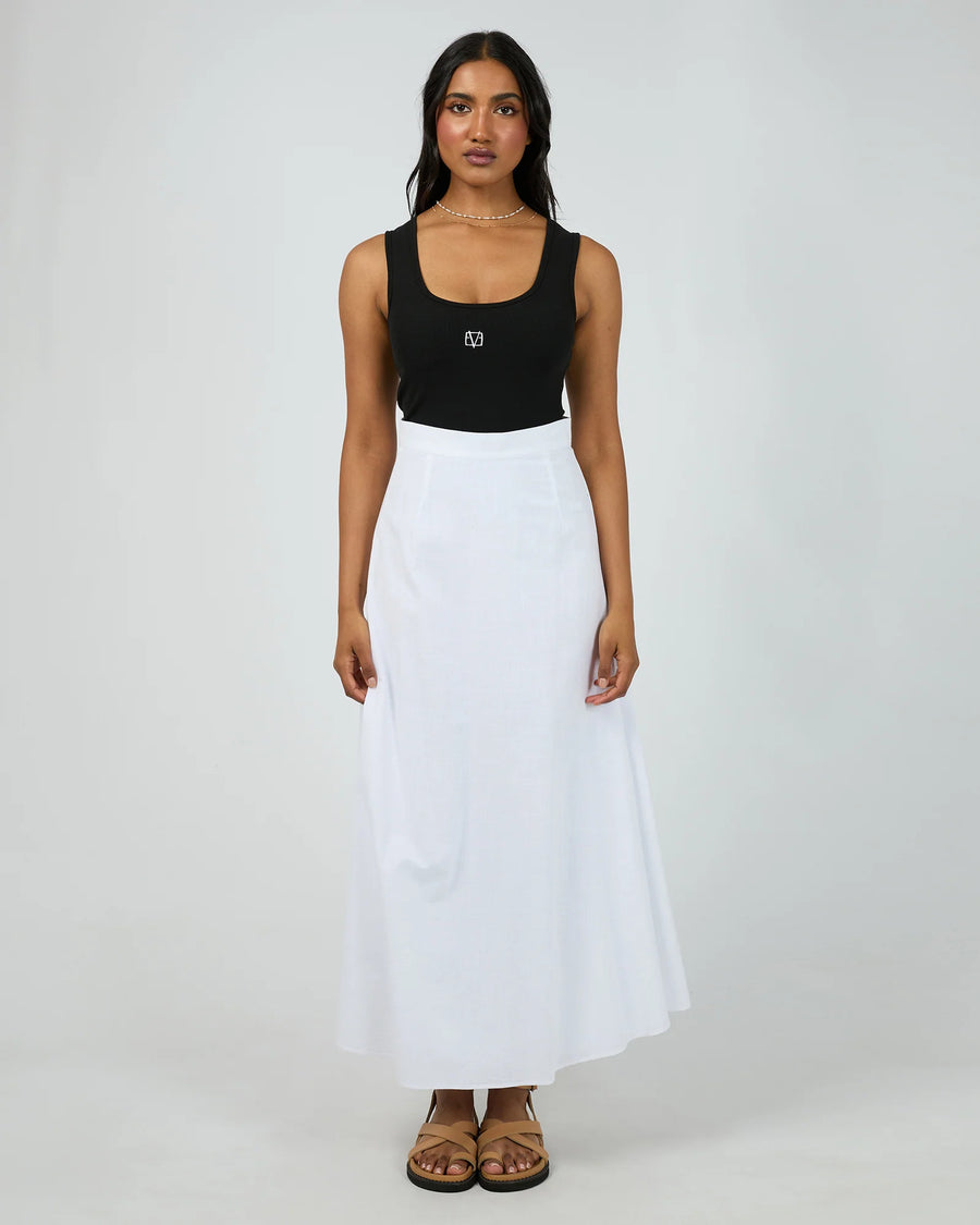 All About Eve - Essential Maxi Skirt - White