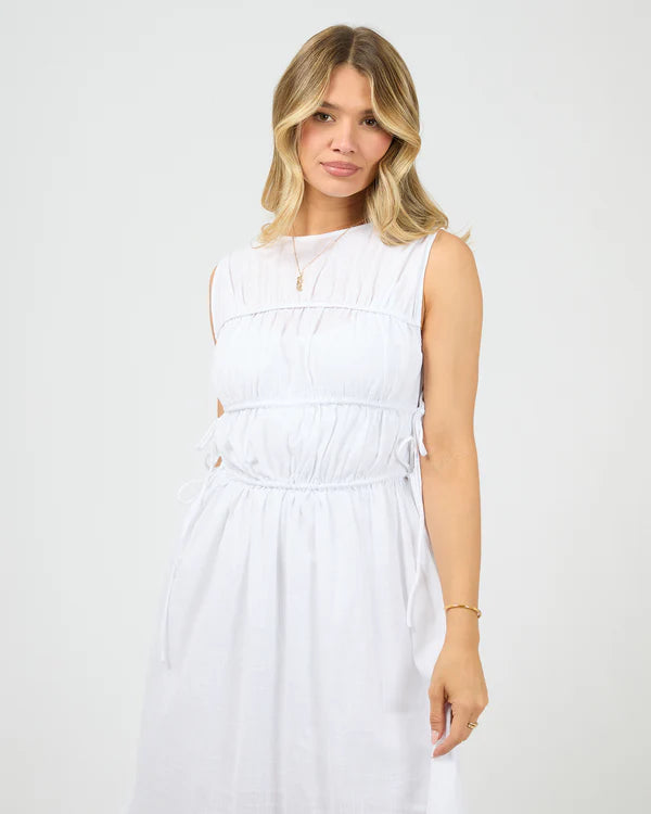 All About Eve - Lou Lou Tie Maxi Dress - White