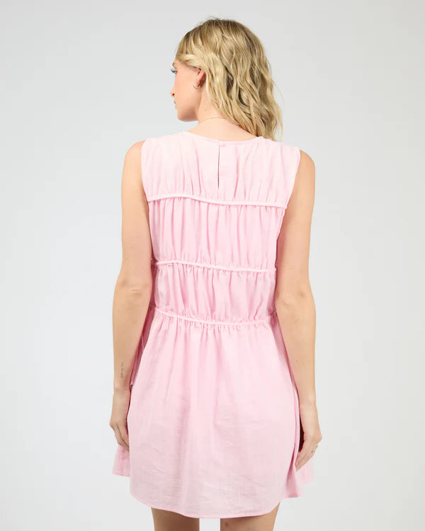 All About Eve - Lou Lou Tie Mini Dress - Light Pink
